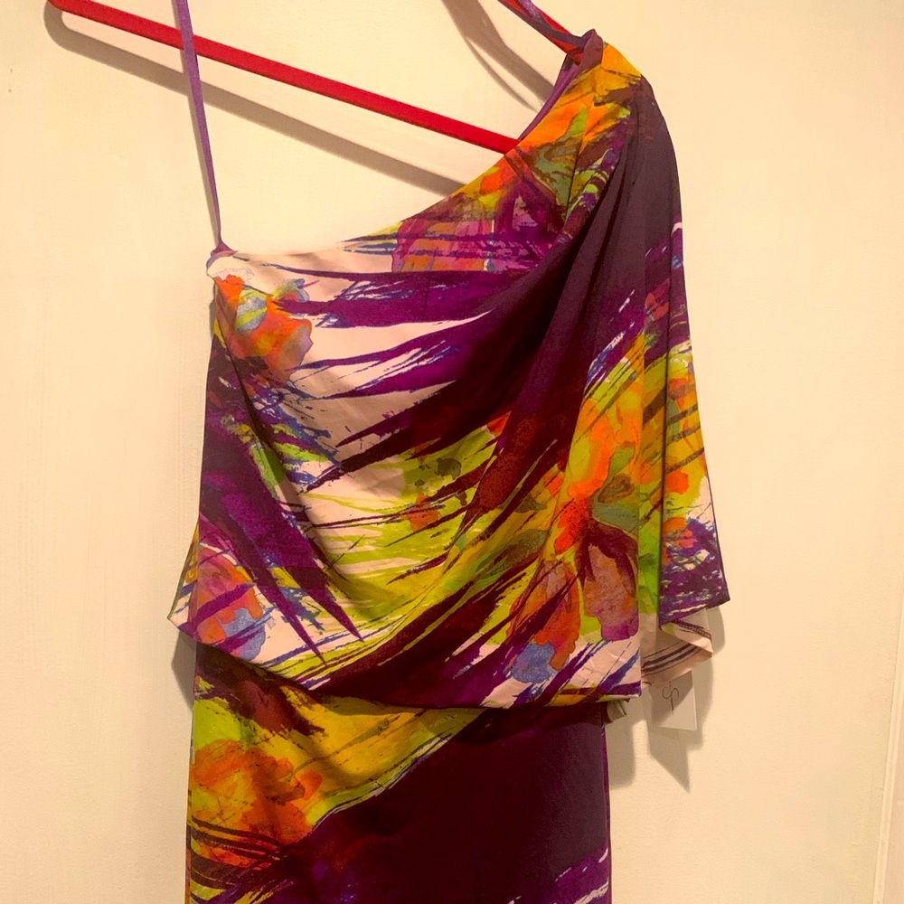 Jessica Simpson off the shoulder dress